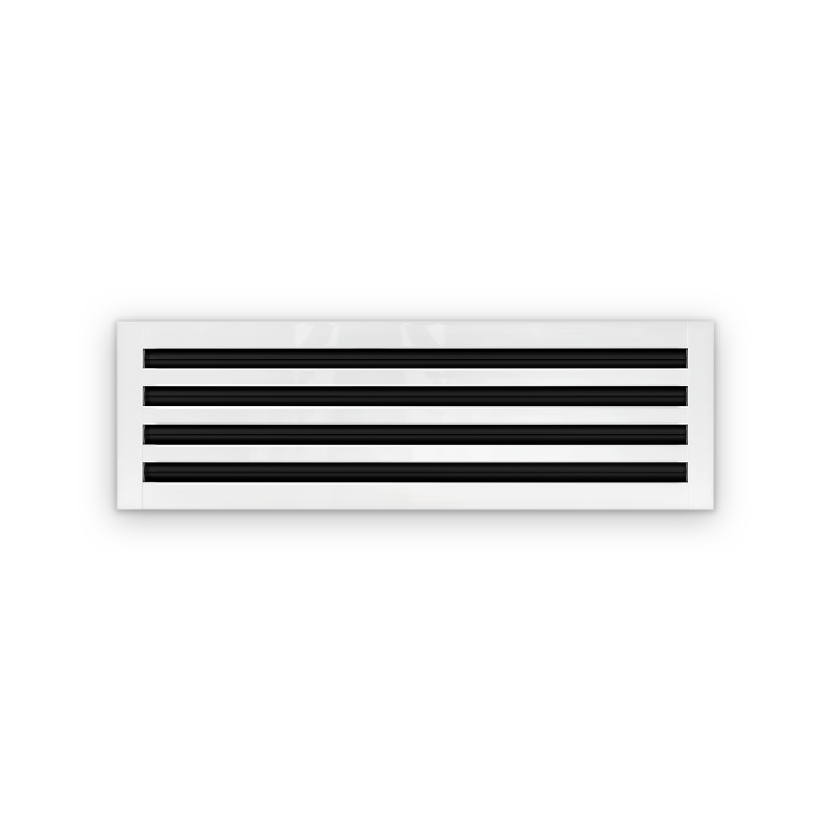 Cryptic Slot 4 slot linear slot diffuser, 28 inch, white