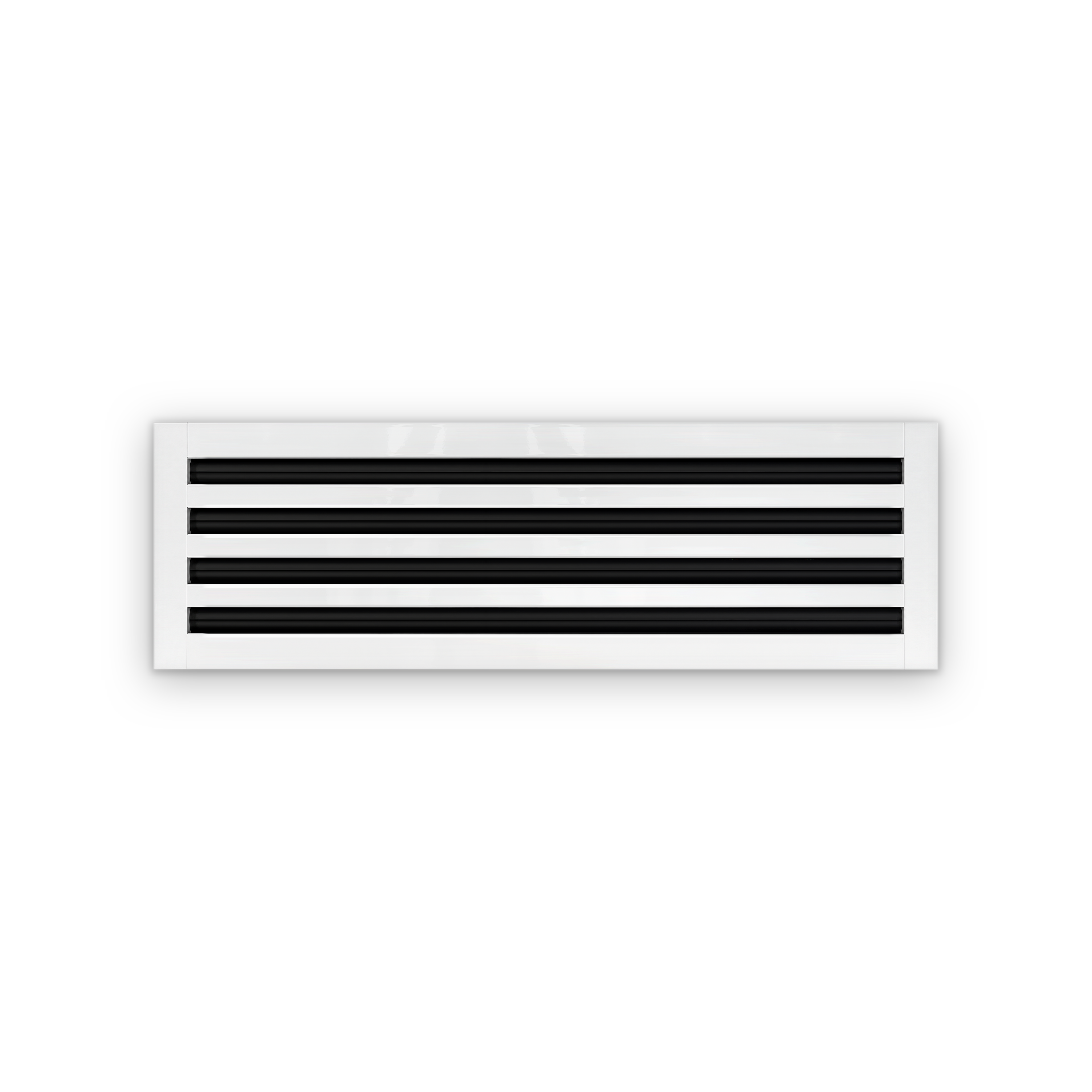 Cryptic Slot 4 slot linear slot diffuser, 28 inch, white