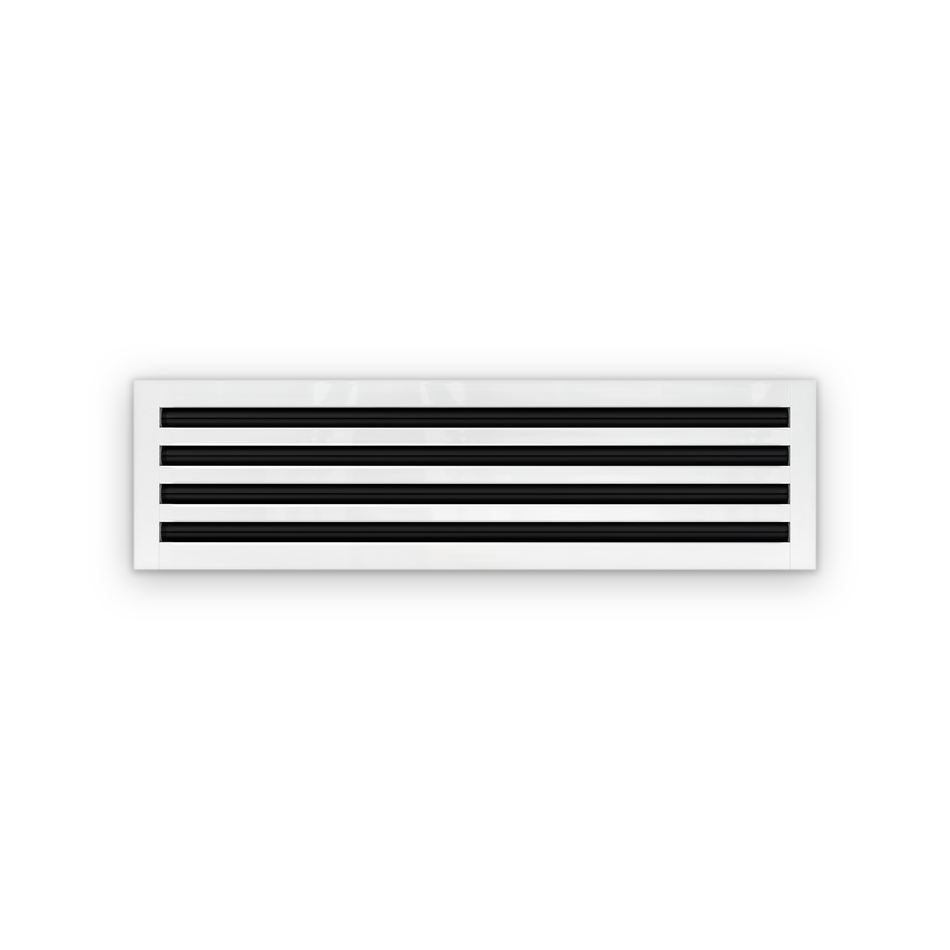 Cryptic Slot 4 slot linear slot diffuser, 32 inch, white