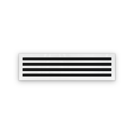 Cryptic Slot 4 slot linear slot diffuser, 32 inch, white