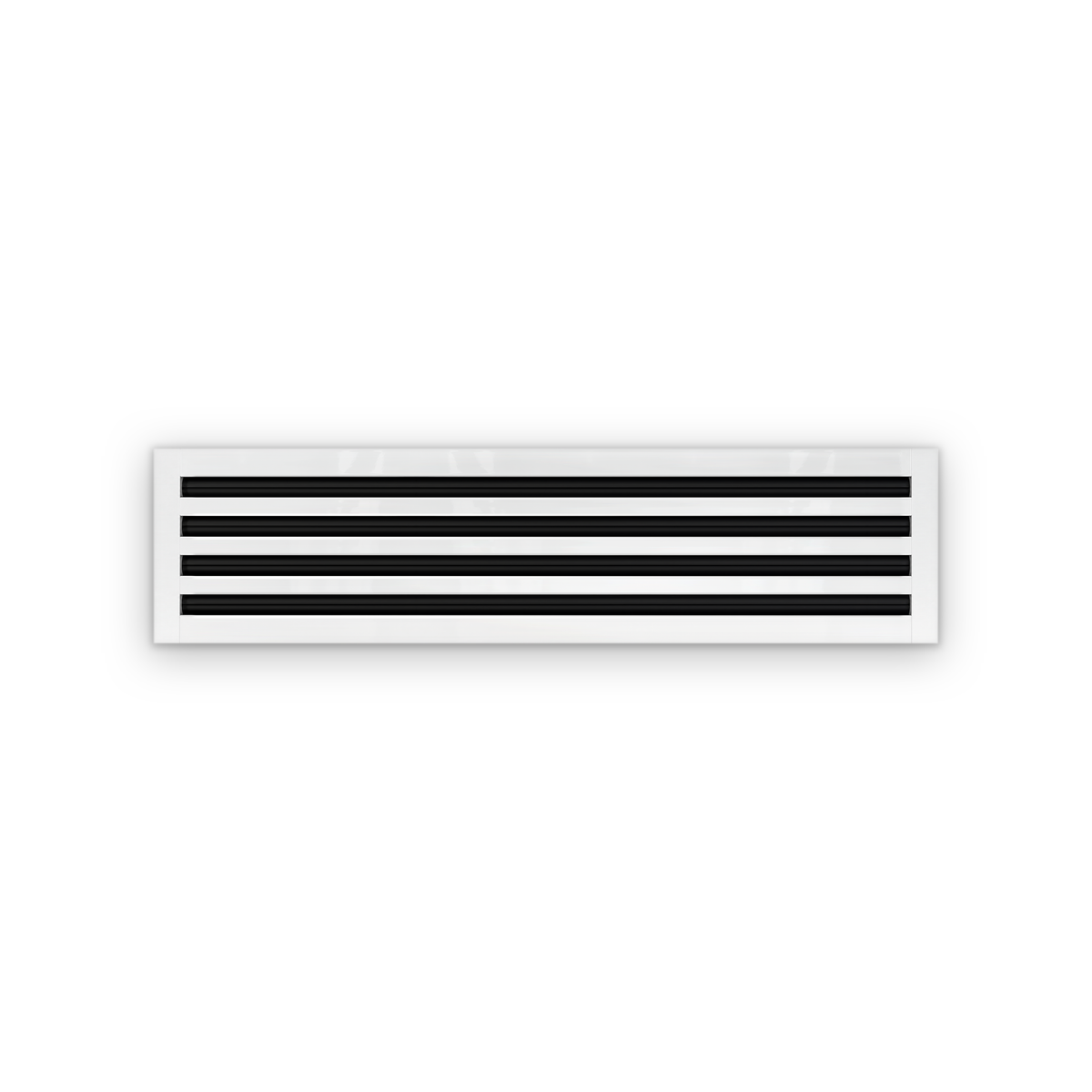 Cryptic Slot 4 slot linear slot diffuser, 36 inch, white