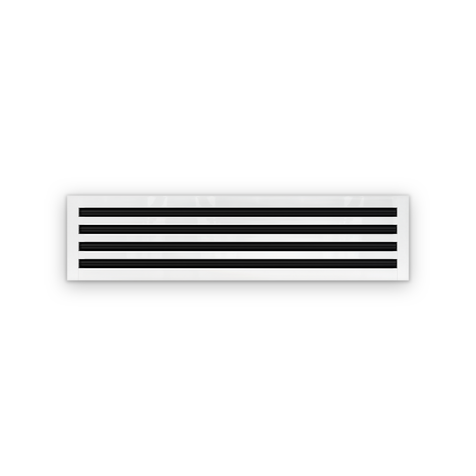Cryptic Slot 4 slot linear slot diffuser, 36 inch, white