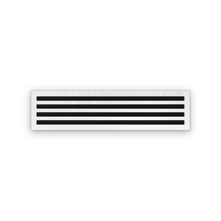 Cryptic Slot 4 slot linear slot diffuser, 36 inch, white