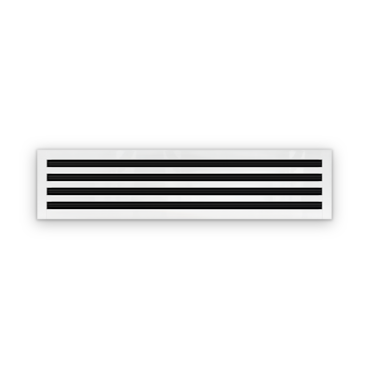 Cryptic Slot 4 slot linear slot diffuser, 38 inch, white