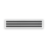 Cryptic Slot 4 slot linear slot diffuser, 40 inch, white