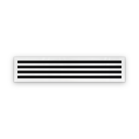 Cryptic Slot 4 slot linear slot diffuser, 40 inch, white