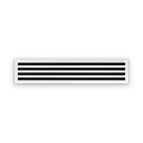 Cryptic Slot 4 slot linear slot diffuser, 42 inch, white