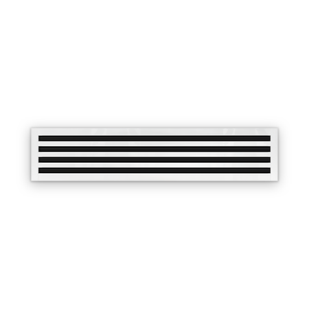 Cryptic Slot 4 slot linear slot diffuser, 42 inch, white