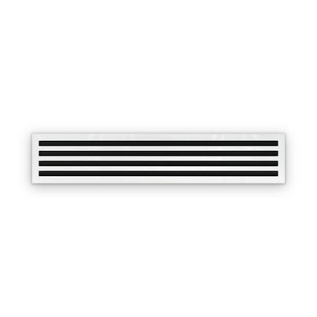 Cryptic Slot 4 slot linear slot diffuser, 46 inch, white