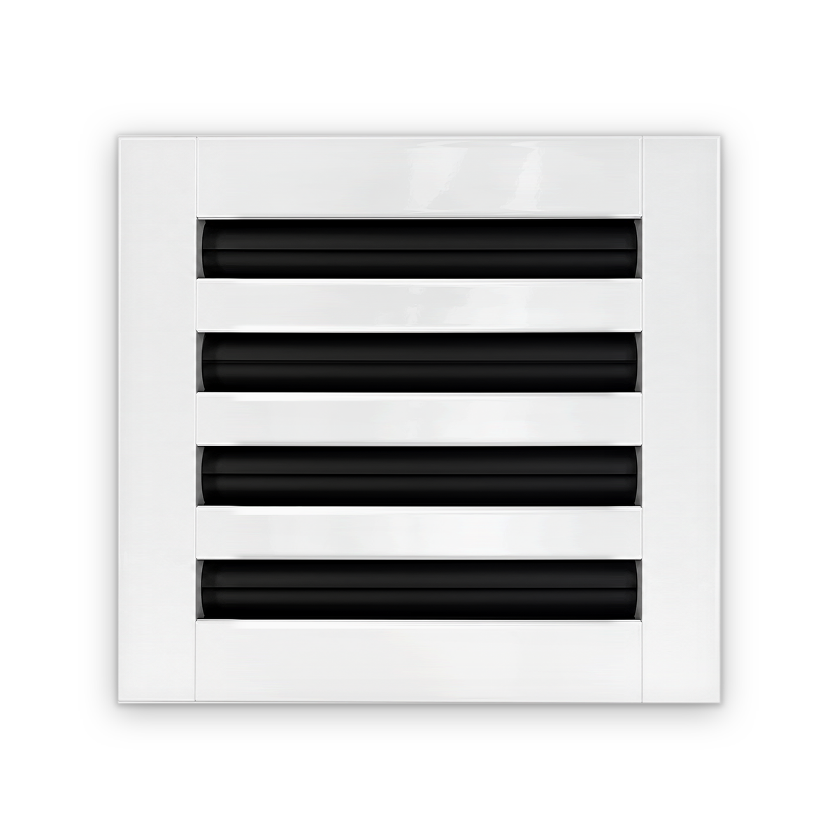 Cryptic Slot 4 slot linear slot diffuser, 8 inch, white