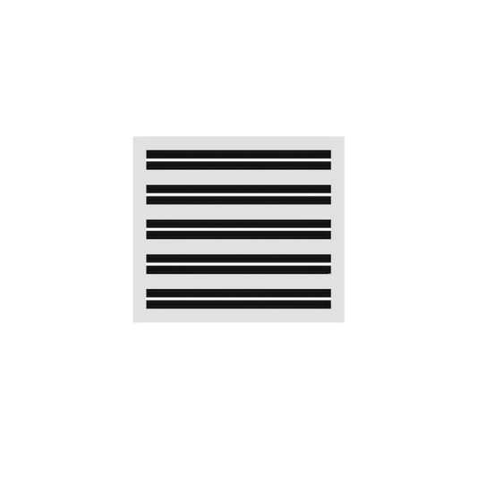 CRYPTIC - 10" Linear Slot Diffuser - 5 Slot -  Modern Air Vent Cover for Ceiling, Wall or Floor