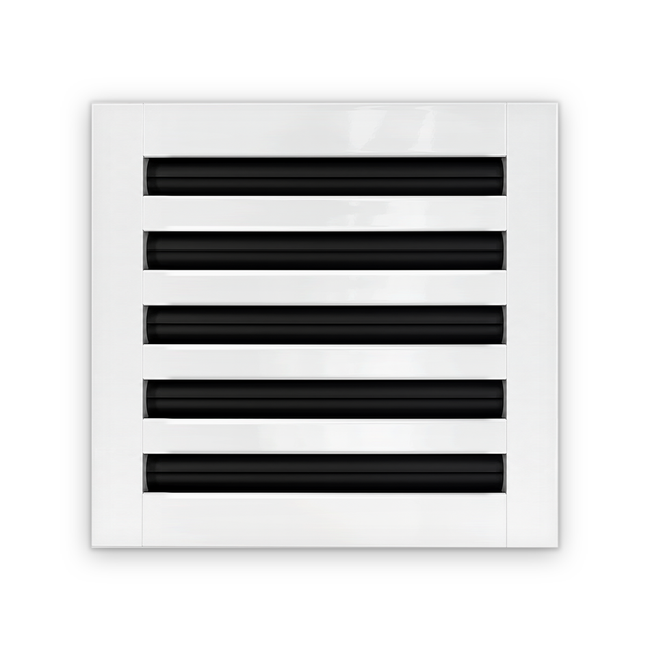 Cryptic Slot 5 slot linear slot diffuser, 10 inch, white