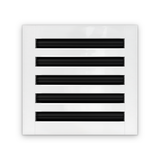 Cryptic Slot 5 slot linear slot diffuser, 10 inch, white