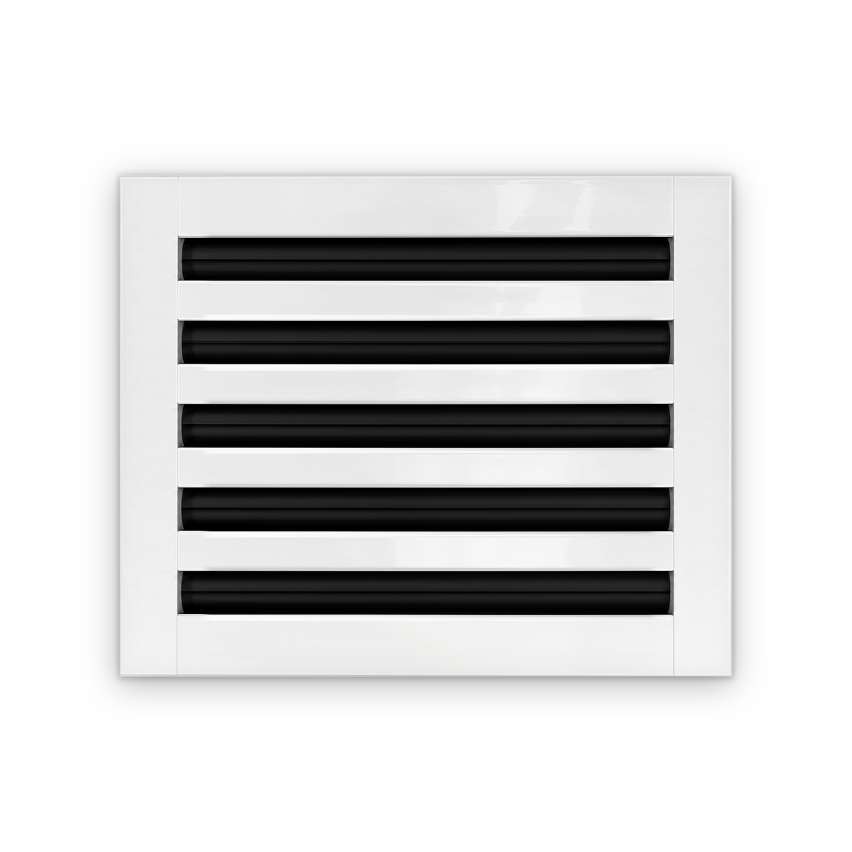 Cryptic Slot 5 slot linear slot diffuser, 12 inch, white