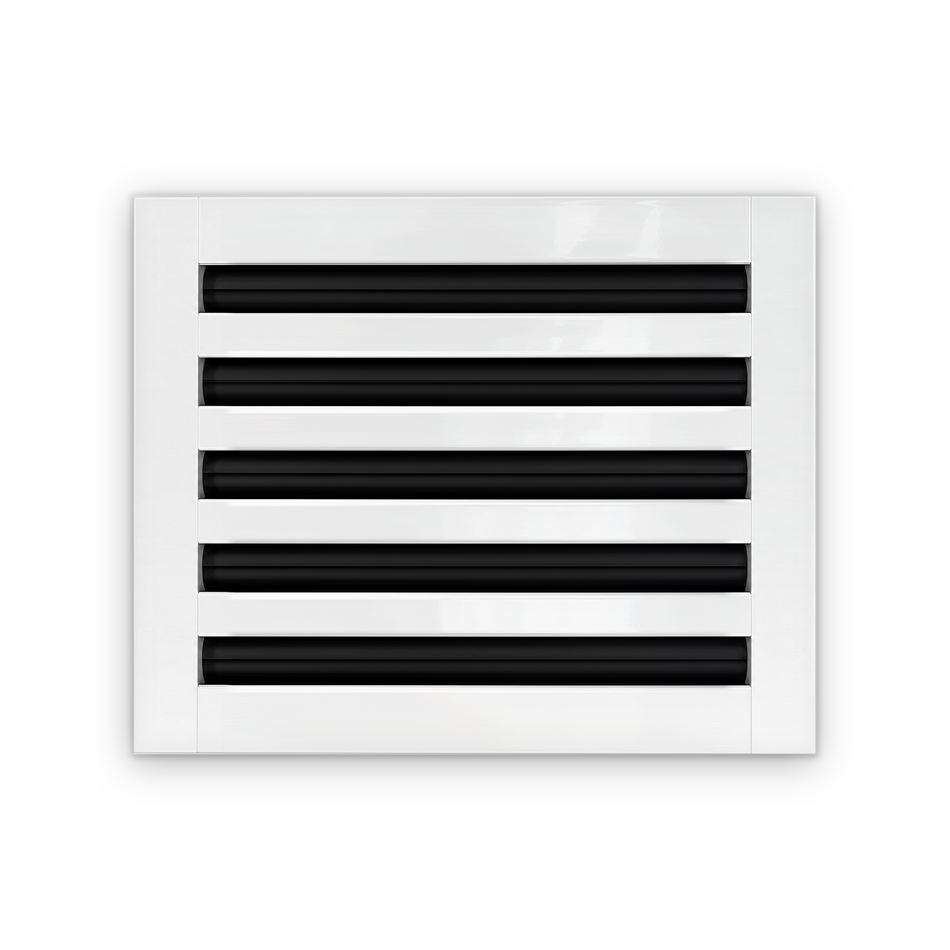 Cryptic Slot 5 slot linear slot diffuser, 12 inch, white