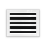 Cryptic Slot 5 slot linear slot diffuser, 12 inch, white