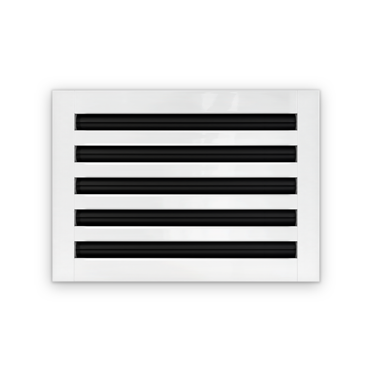 Cryptic Slot 5 slot linear slot diffuser, 14 inch, white
