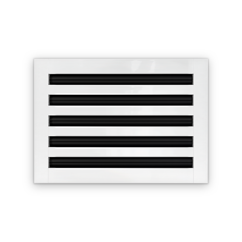 Cryptic Slot 5 slot linear slot diffuser, 14 inch, white