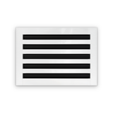 Cryptic Slot 5 slot linear slot diffuser, 14 inch, white