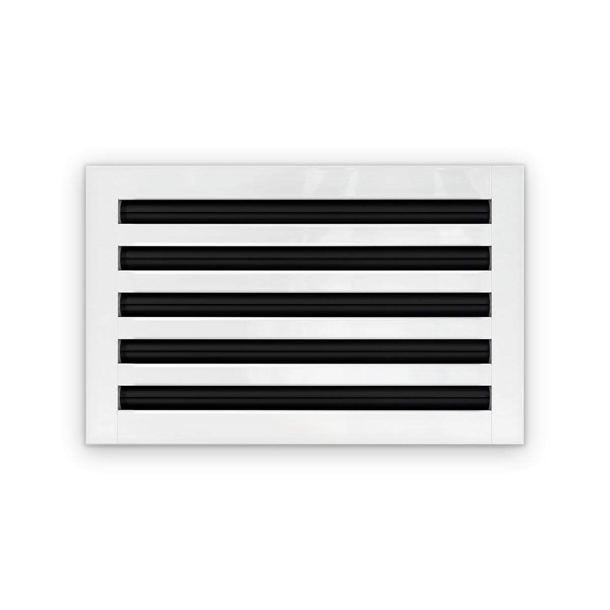 Cryptic Slot 5 slot linear slot diffuser, 16 inch, white