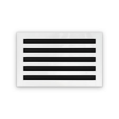 Cryptic Slot 5 slot linear slot diffuser, 16 inch, white