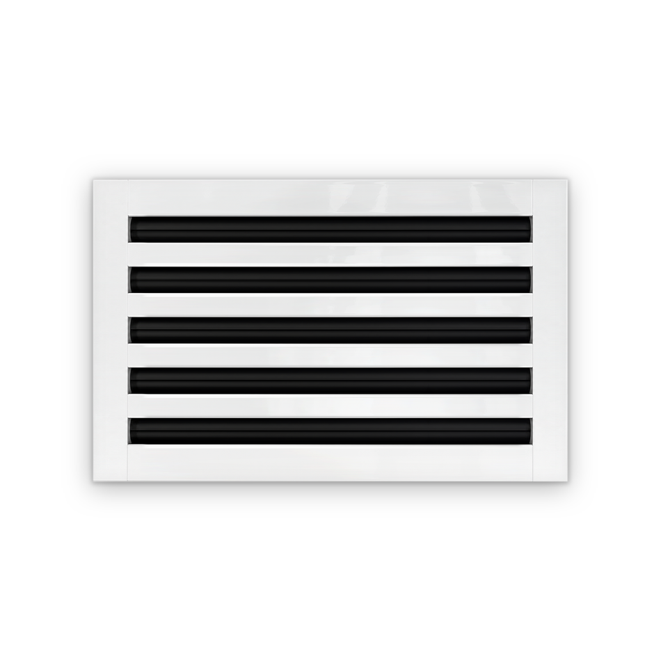 Cryptic Slot 5 slot linear slot diffuser, 16 inch, white