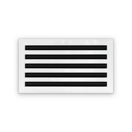 Cryptic Slot 5 slot linear slot diffuser, 18 inch, white
