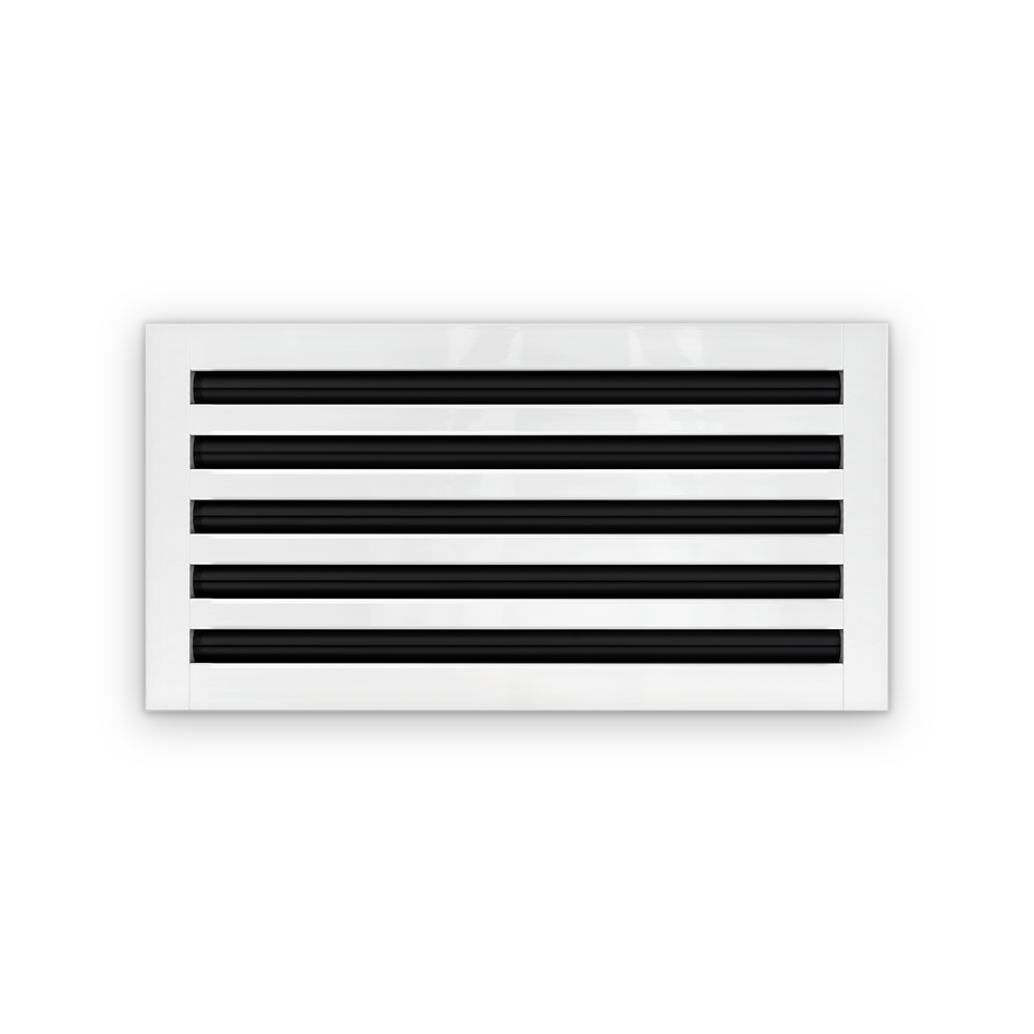 Cryptic Slot 5 slot linear slot diffuser, 20 inch, white