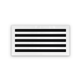 Cryptic Slot 5 slot linear slot diffuser, 20 inch, white