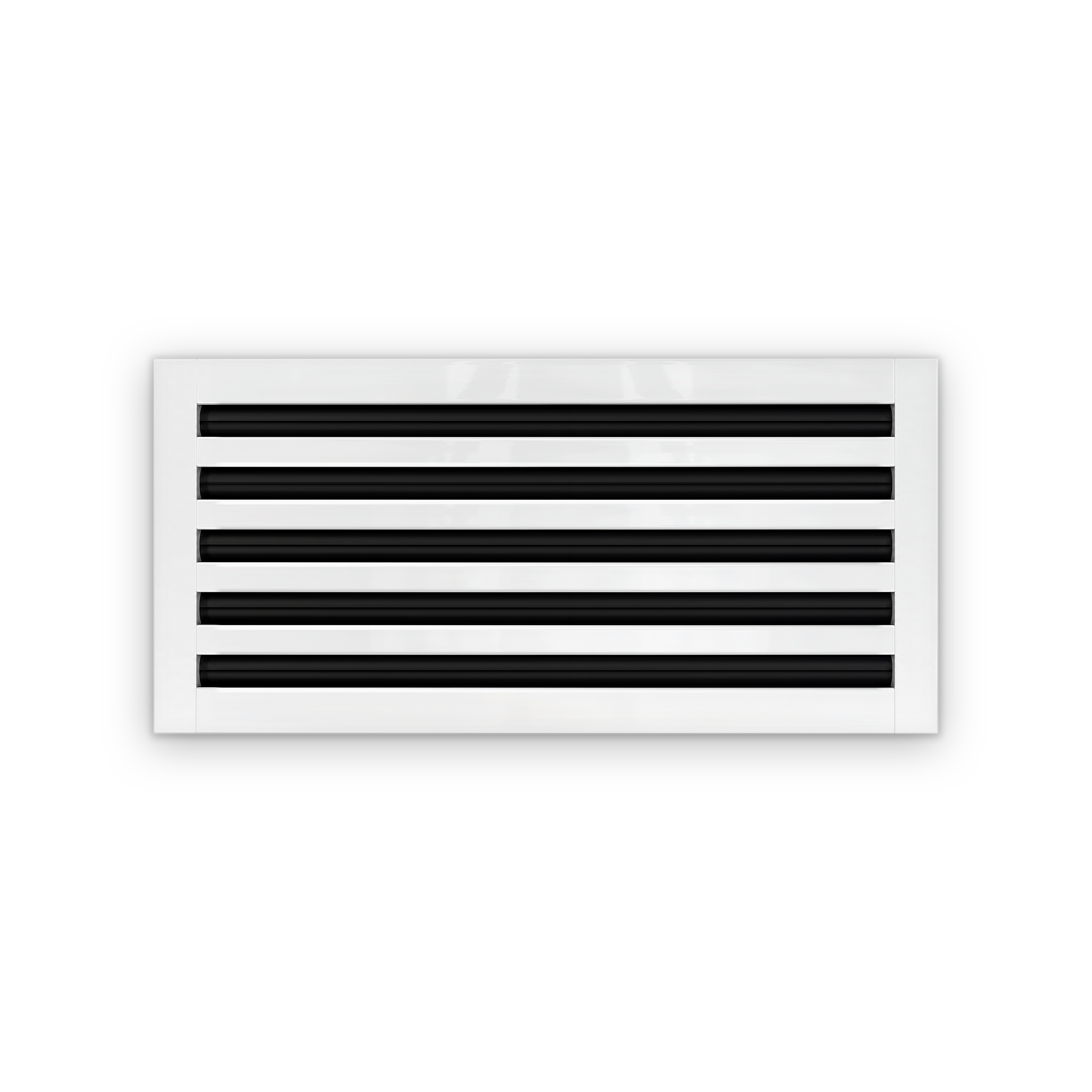 Cryptic Slot 5 slot linear slot diffuser, 22 inch, white