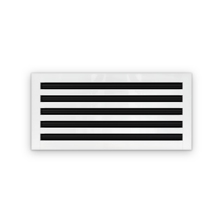 Cryptic Slot 5 slot linear slot diffuser, 22 inch, white