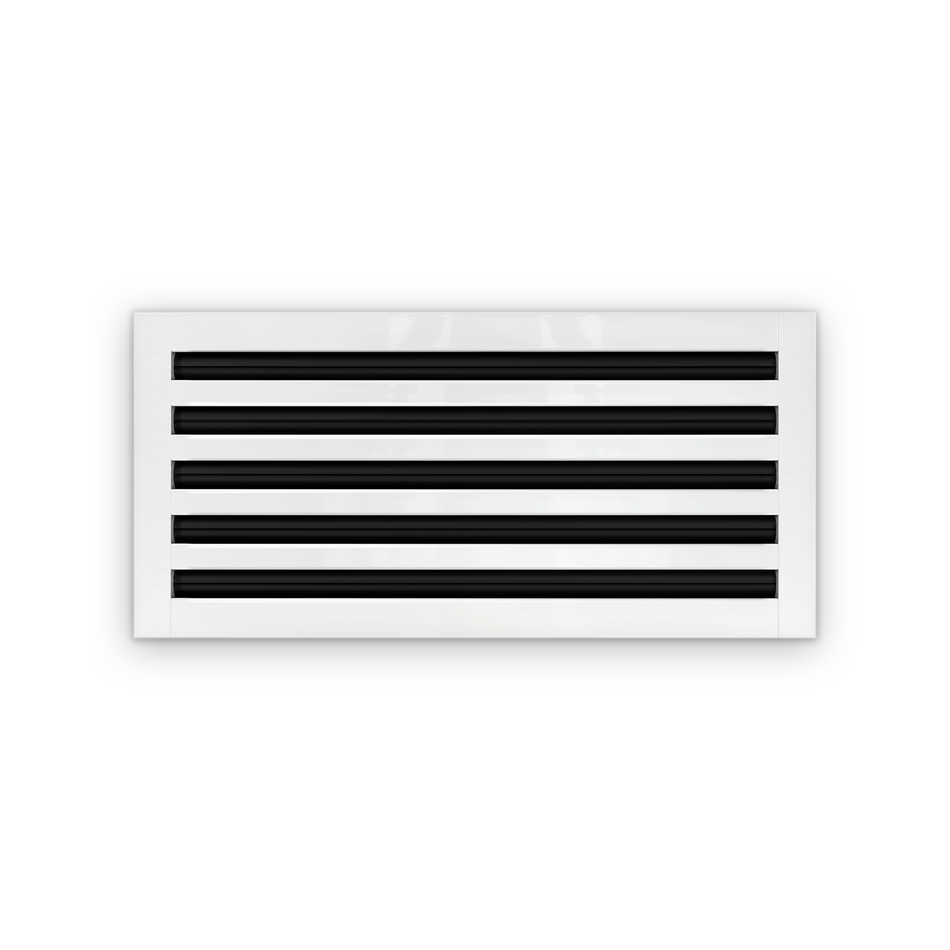 Cryptic Slot 5 slot linear slot diffuser, 22 inch, white