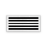 Cryptic Slot 5 slot linear slot diffuser, 22 inch, white