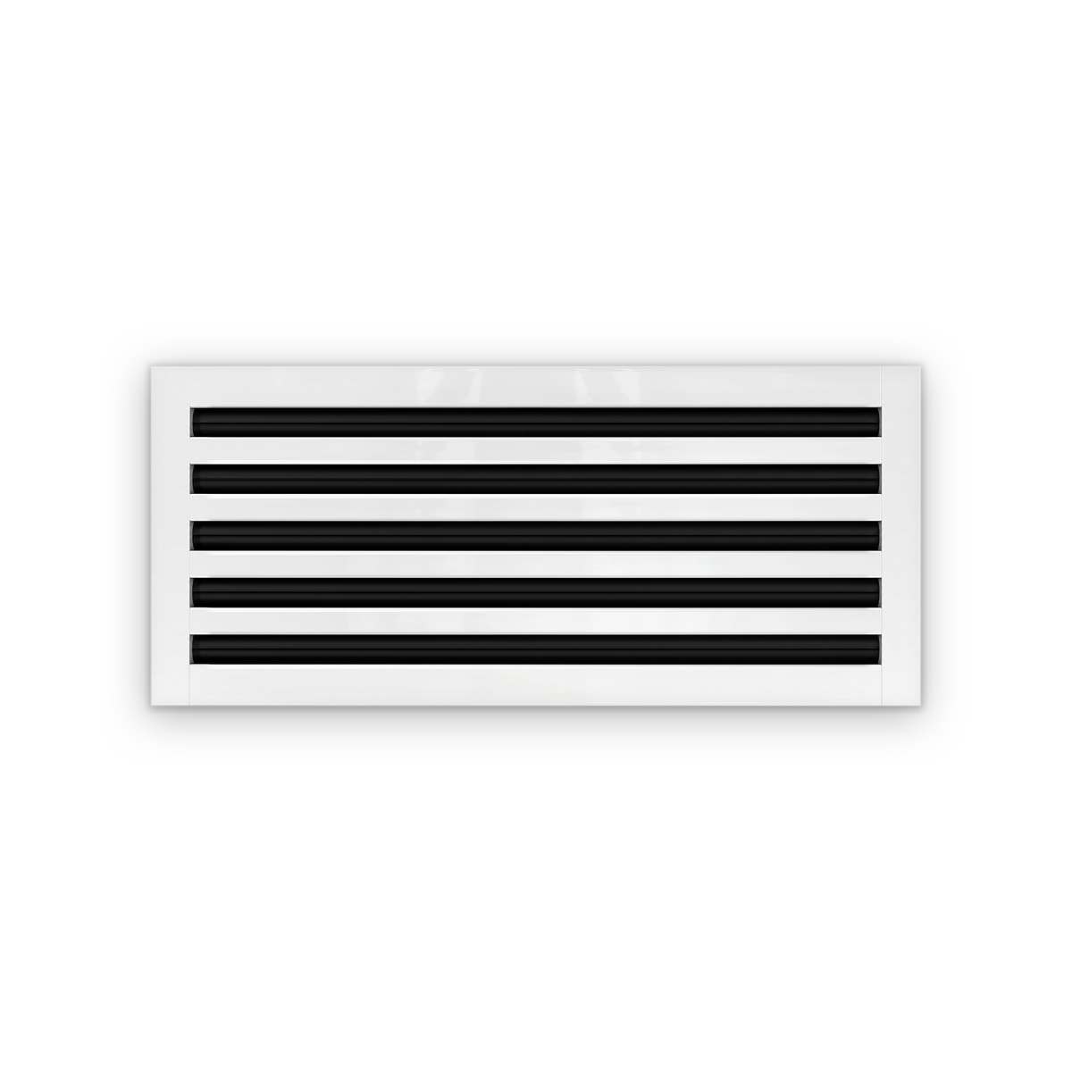 Cryptic Slot 5 slot linear slot diffuser, 24 inch, white