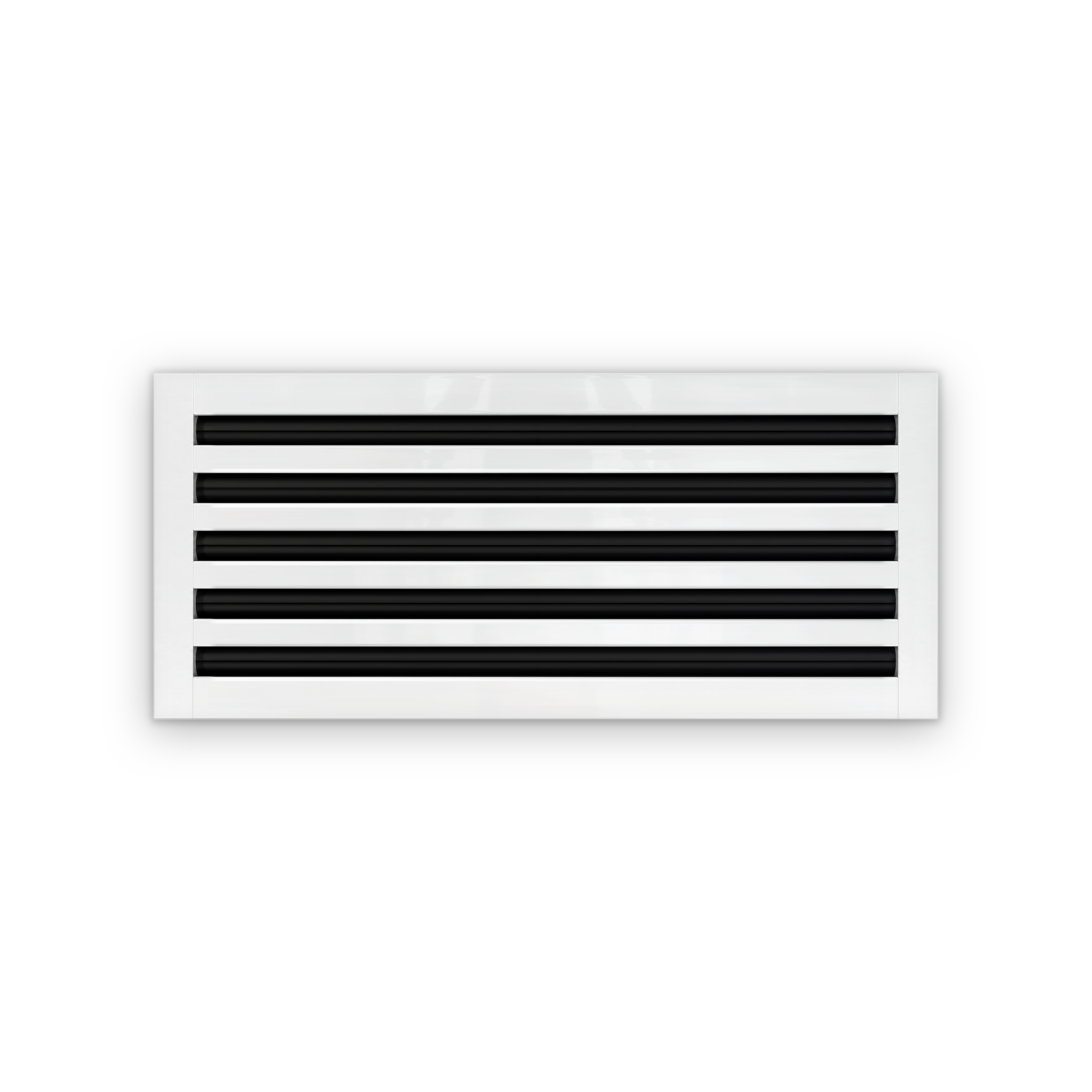 Cryptic Slot 5 slot linear slot diffuser, 24 inch, white