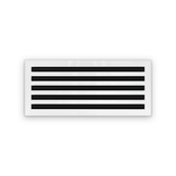 Cryptic Slot 5 slot linear slot diffuser, 24 inch, white