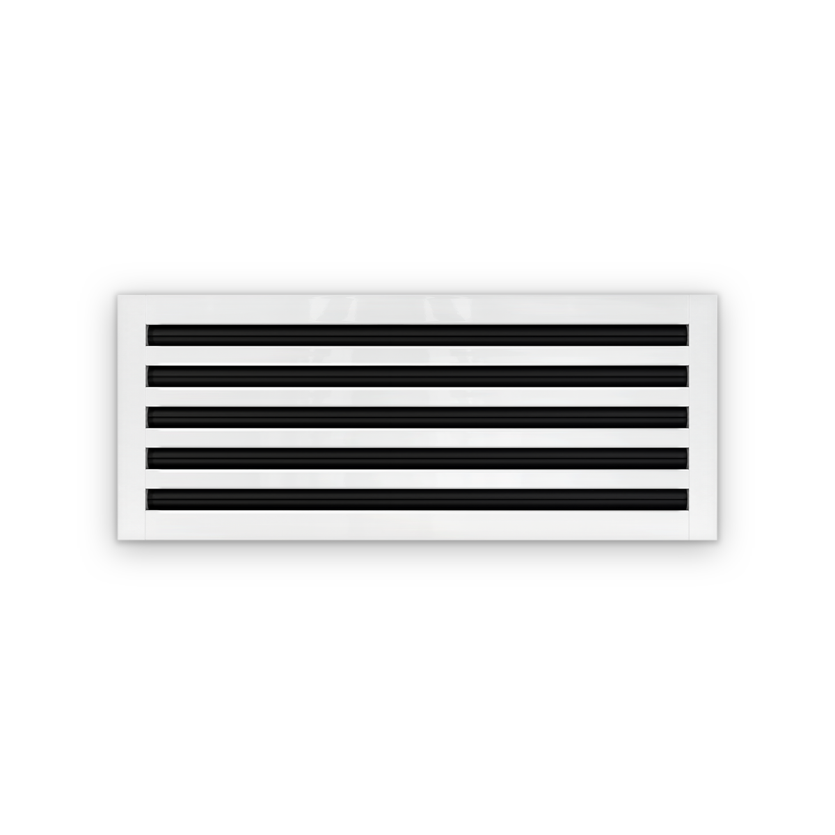 Cryptic Slot 5 slot linear slot diffuser, 26 inch, white