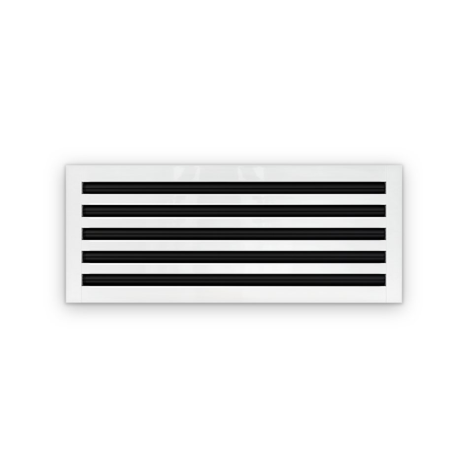 Cryptic Slot 5 slot linear slot diffuser, 26 inch, white
