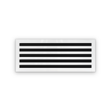 Cryptic Slot 5 slot linear slot diffuser, 26 inch, white