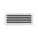 Cryptic Slot 5 slot linear slot diffuser, 28 inch, white