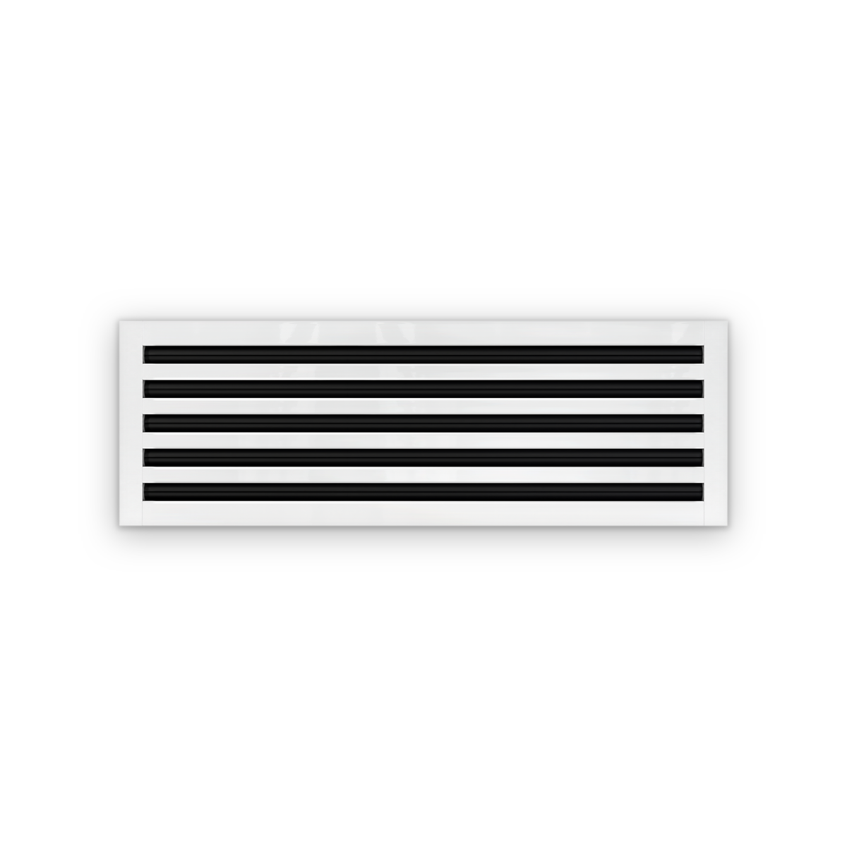 Cryptic Slot 5 slot linear slot diffuser, 32 inch, white