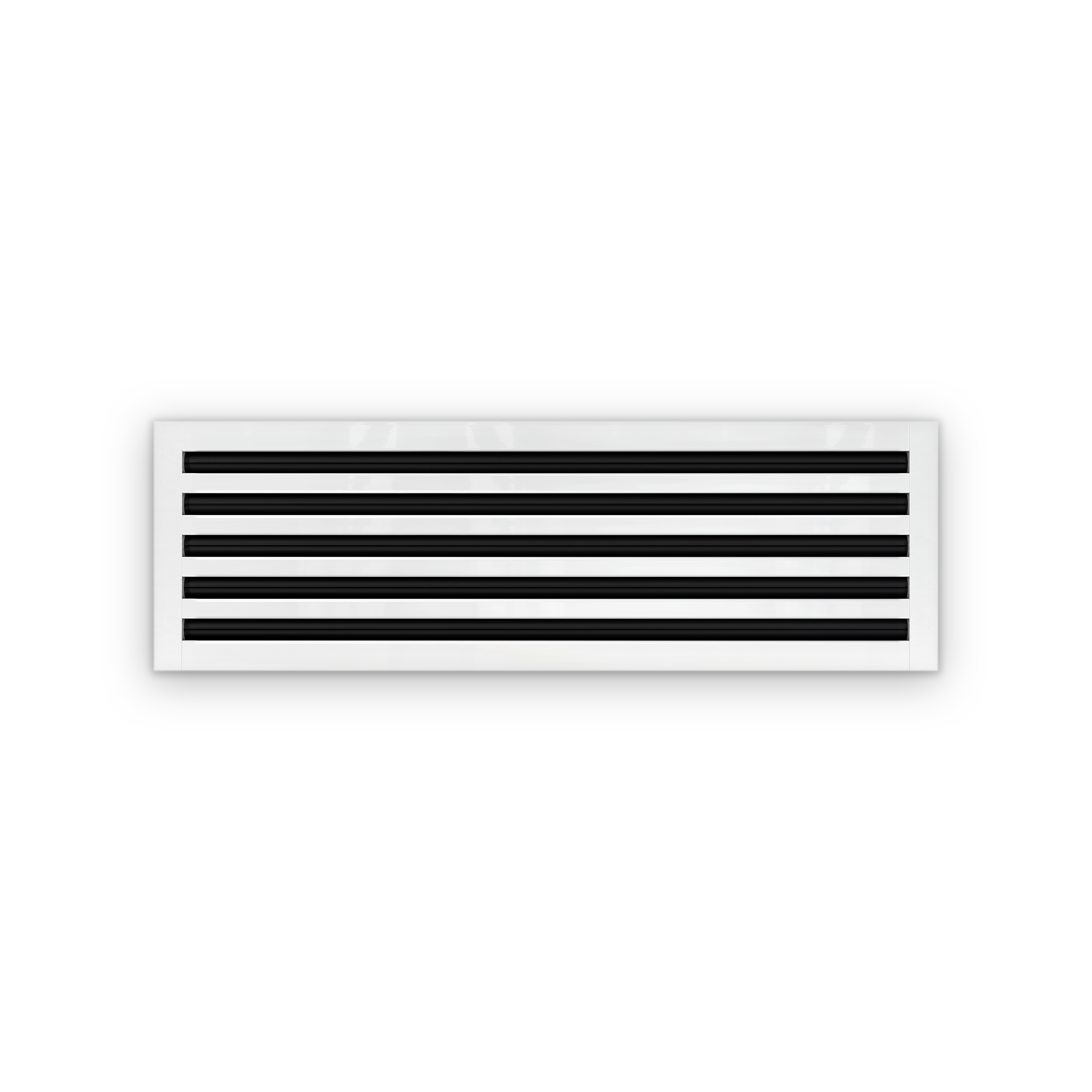 Cryptic Slot 5 slot linear slot diffuser, 34 inch, white