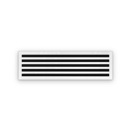 Cryptic Slot 5 slot linear slot diffuser, 36 inch, white