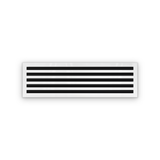 Cryptic Slot 5 slot linear slot diffuser, 36 inch, white