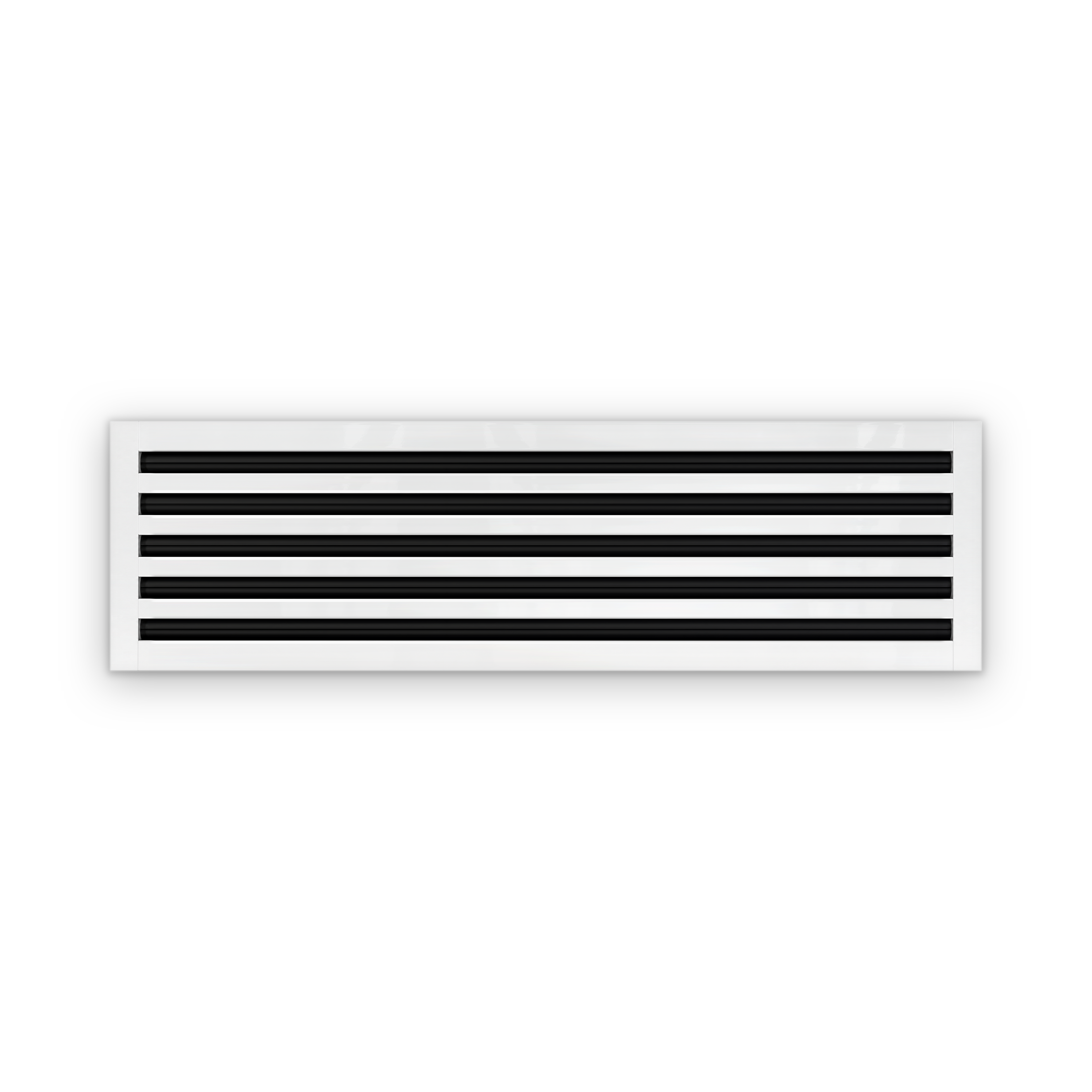Cryptic Slot 5 slot linear slot diffuser, 38 inch, white