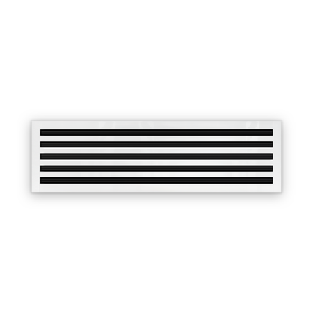 Cryptic Slot 5 slot linear slot diffuser, 38 inch, white