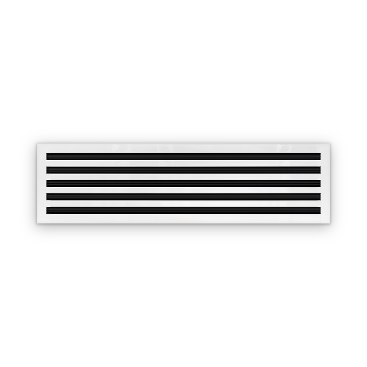 Cryptic Slot 5 slot linear slot diffuser, 40 inch, white