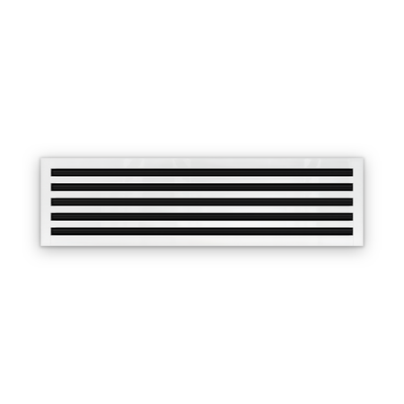 Cryptic Slot 5 slot linear slot diffuser, 40 inch, white