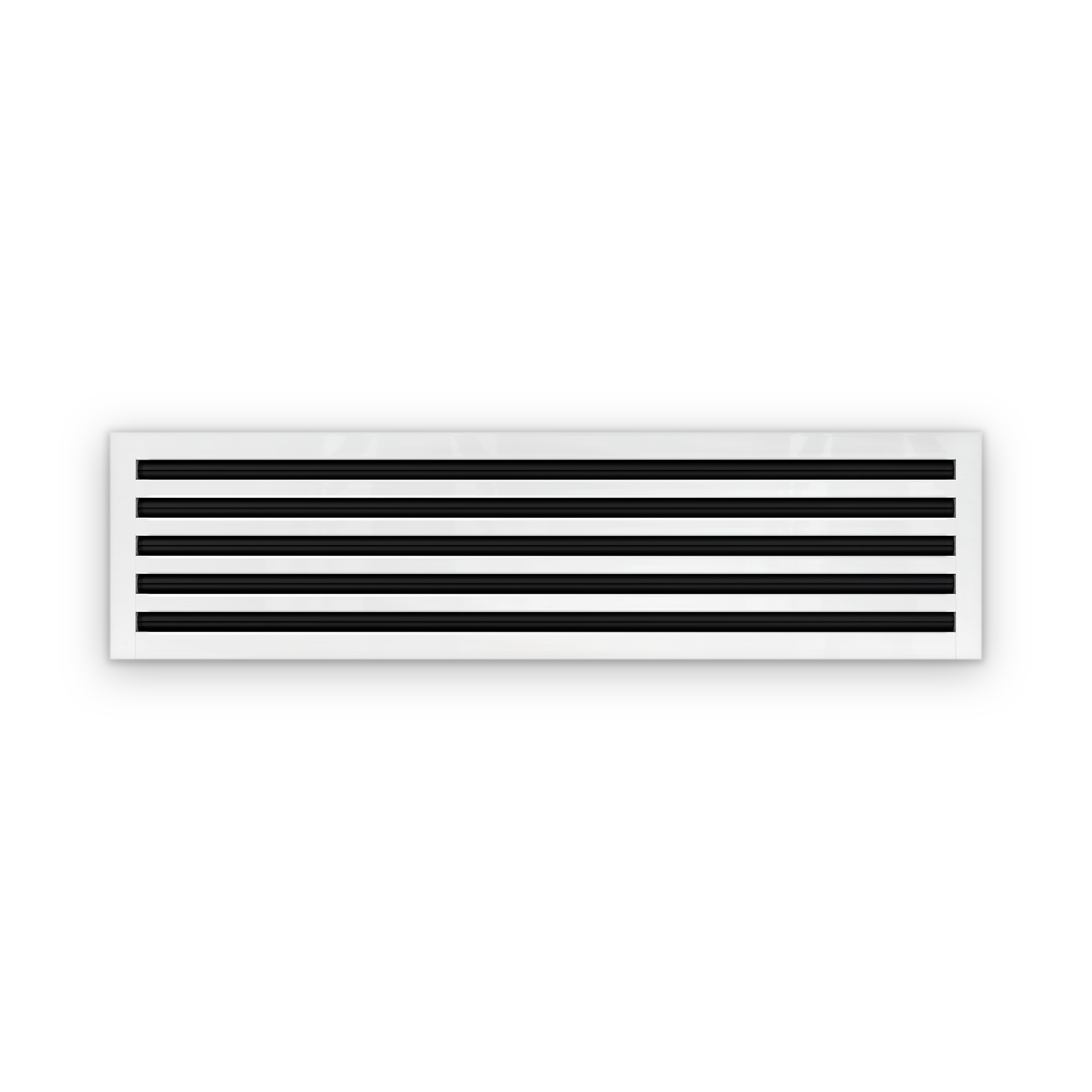 Cryptic Slot 5 slot linear slot diffuser, 42 inch, white
