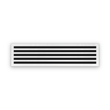 Cryptic Slot 5 slot linear slot diffuser, 42 inch, white
